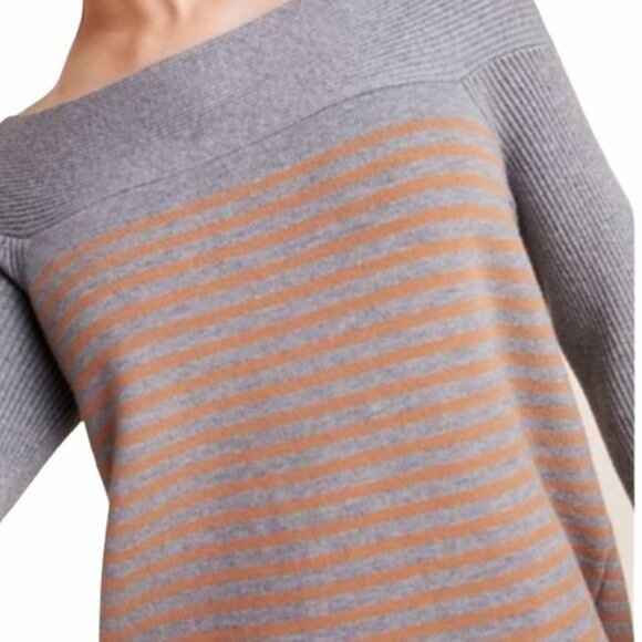 Anthropologie Elise Off Shoulder Tunic Sweater Size XS - Picture 2 of 12